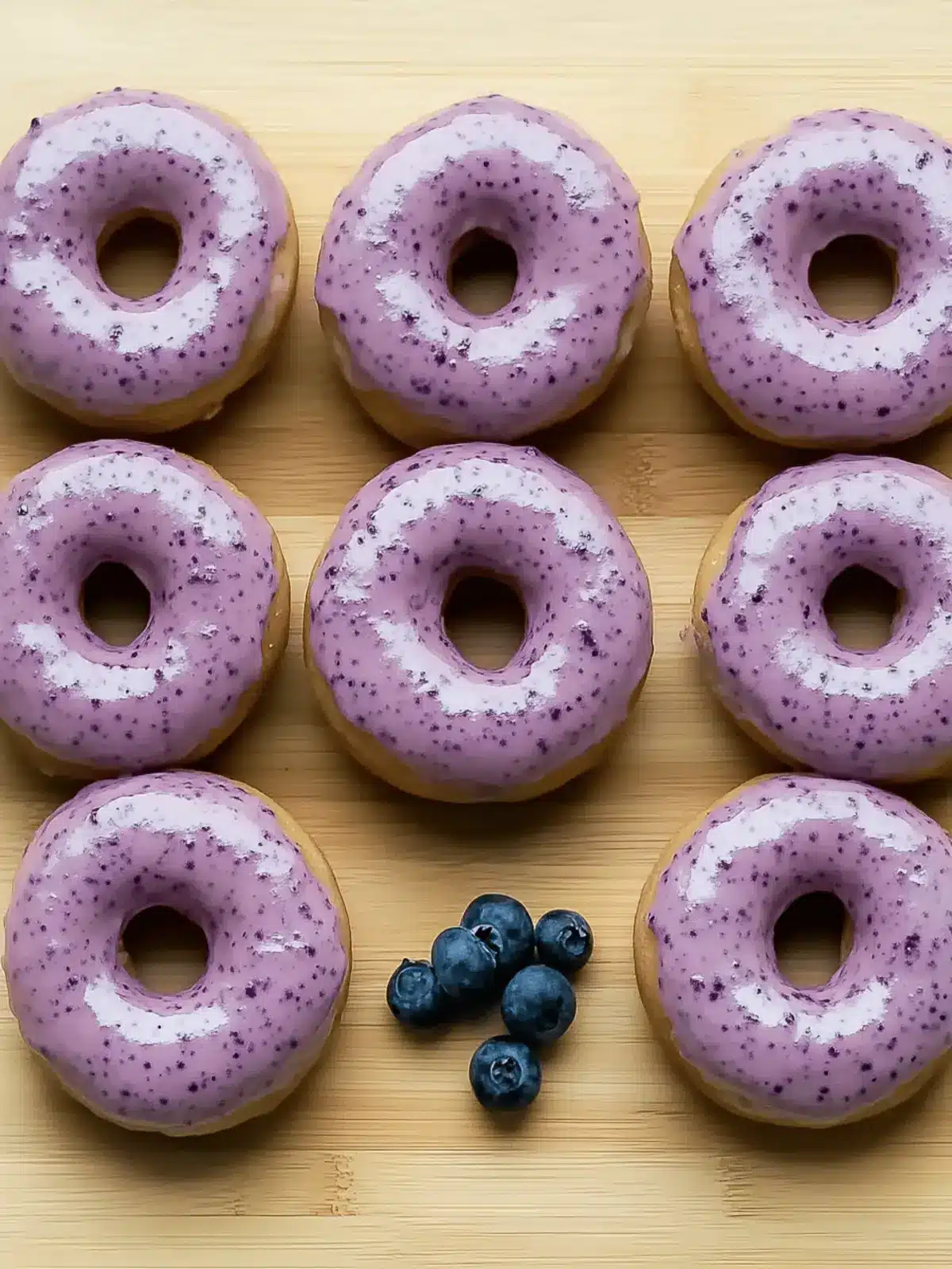 Easy Blueberry Cake Donuts