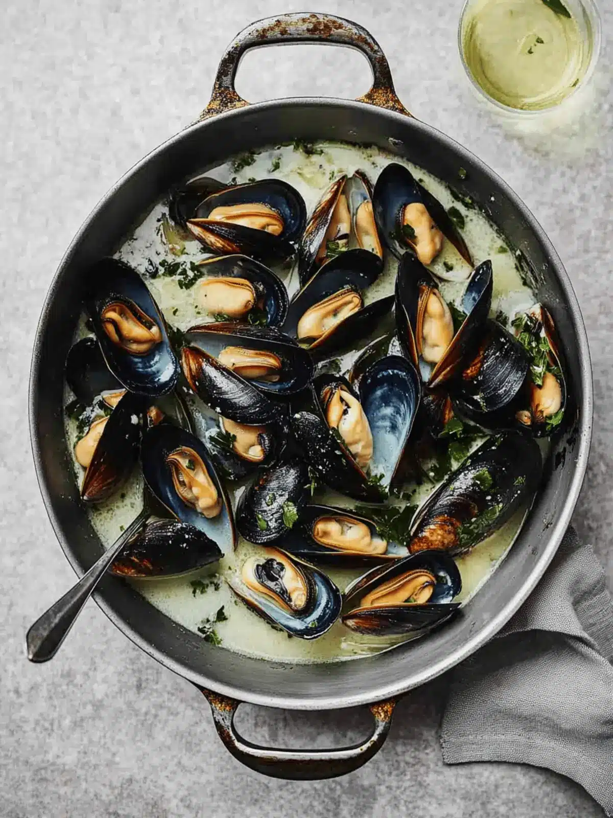 20-Minute Moules Marinières: A Quick French Seafood Delight 4 20-Minute Moules Marinières (Mussels in White Wine)
