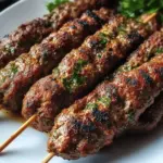 Beef Kafta Kebabs