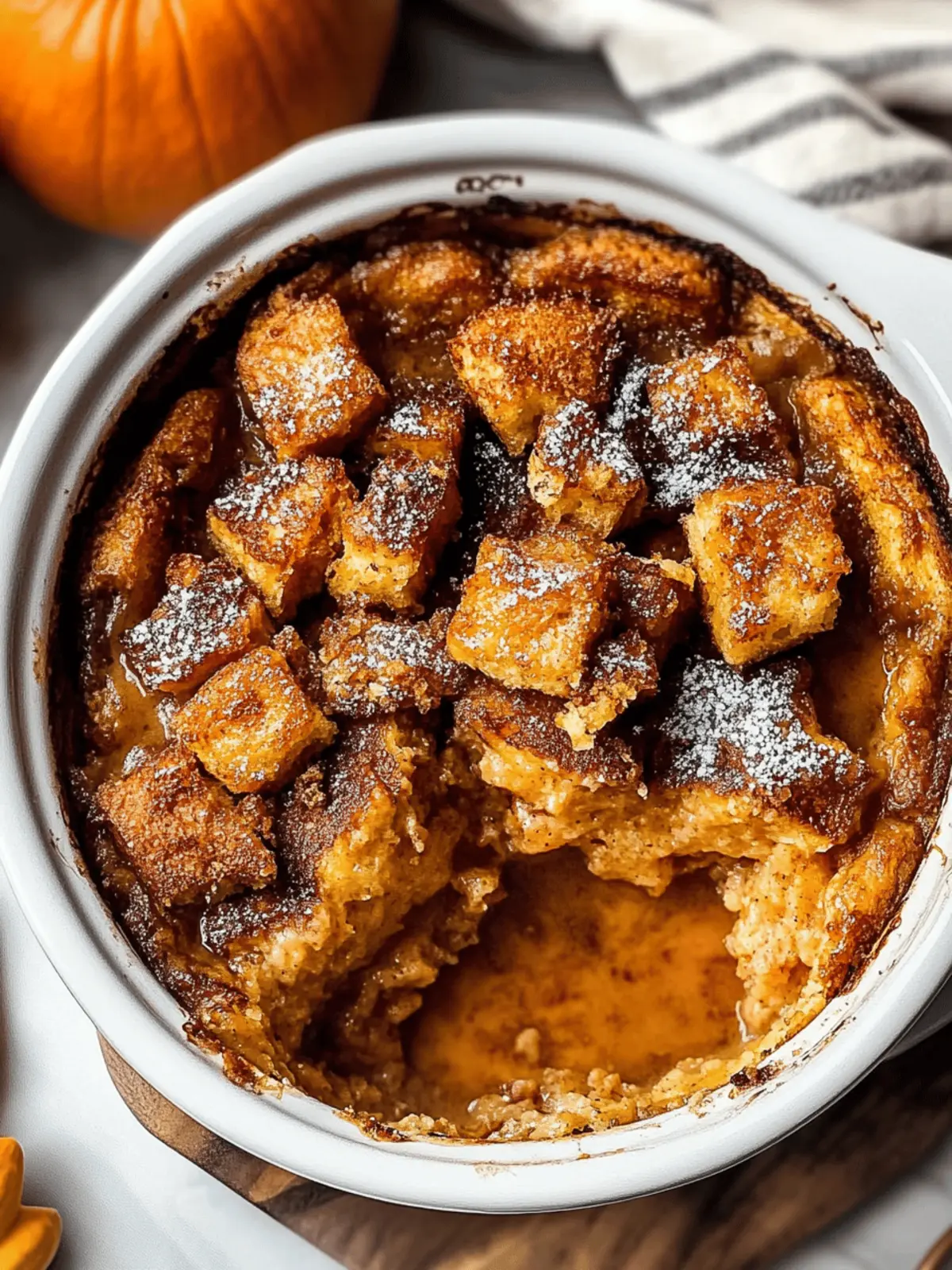 Pumpkin French Toast Casserole