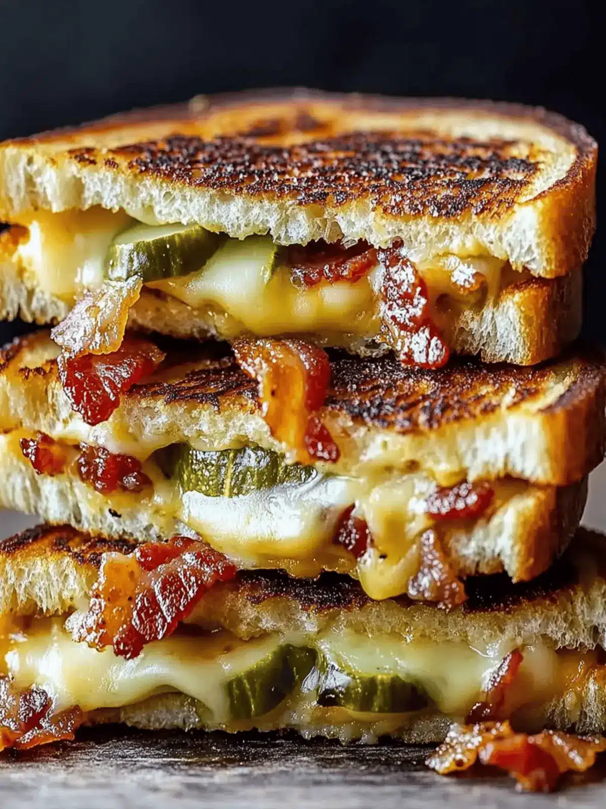 Dill Pickle Bacon Grilled Cheese: Your New Comfort Food Crush 4 Dill Pickle Bacon Grilled Cheese