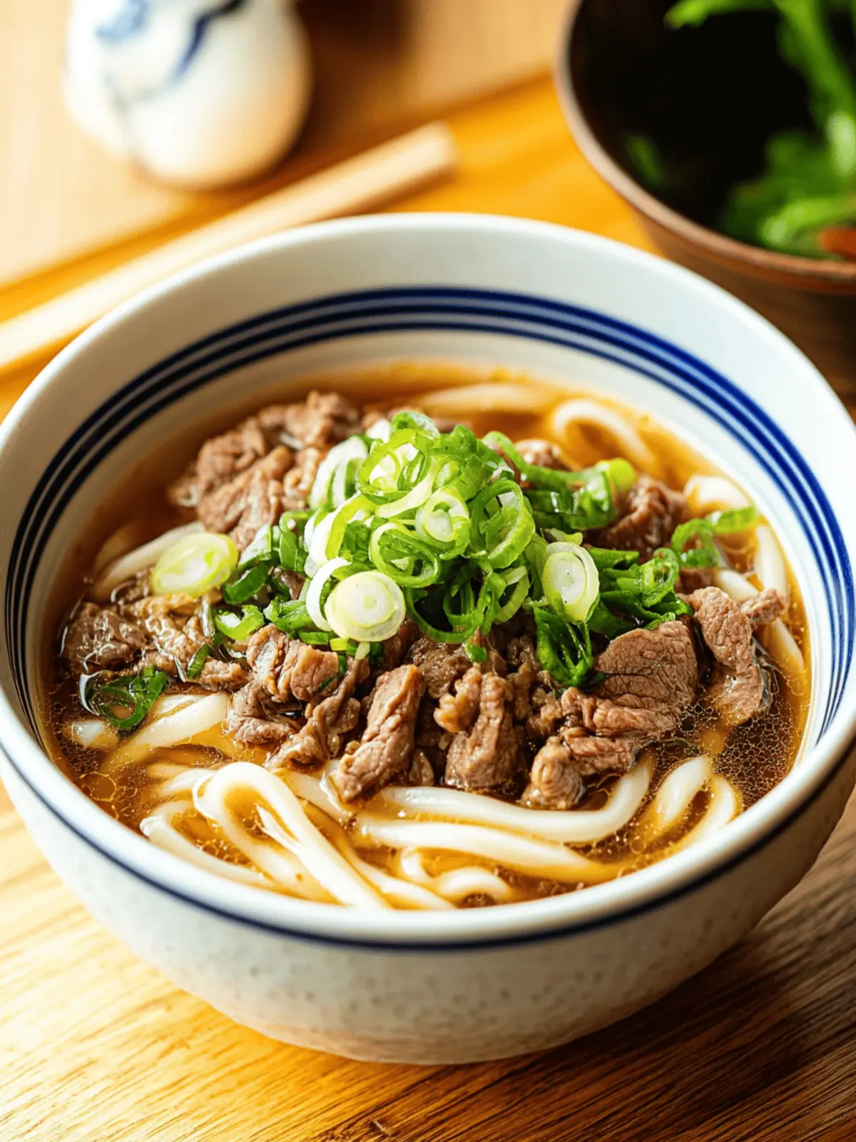 Savory Beef Udon: Homemade Comfort in Every Slurp 5 Beef Udon