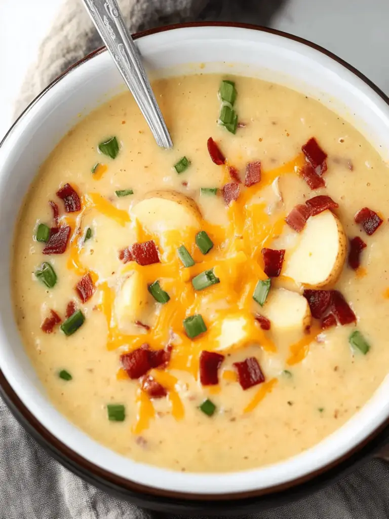 Crockpot Loaded Potato Soup