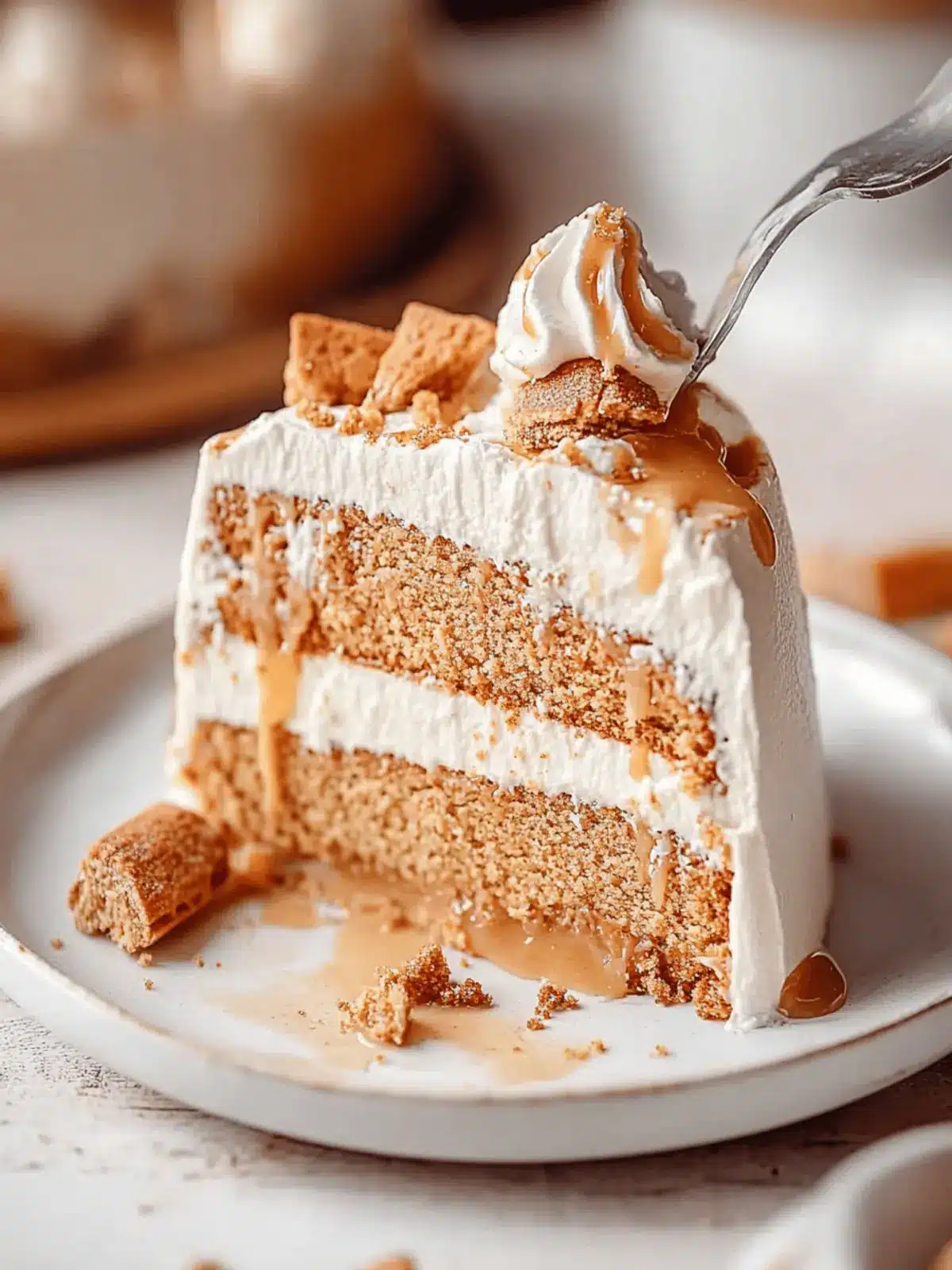 Vegan Biscoff Cookie Butter Cake