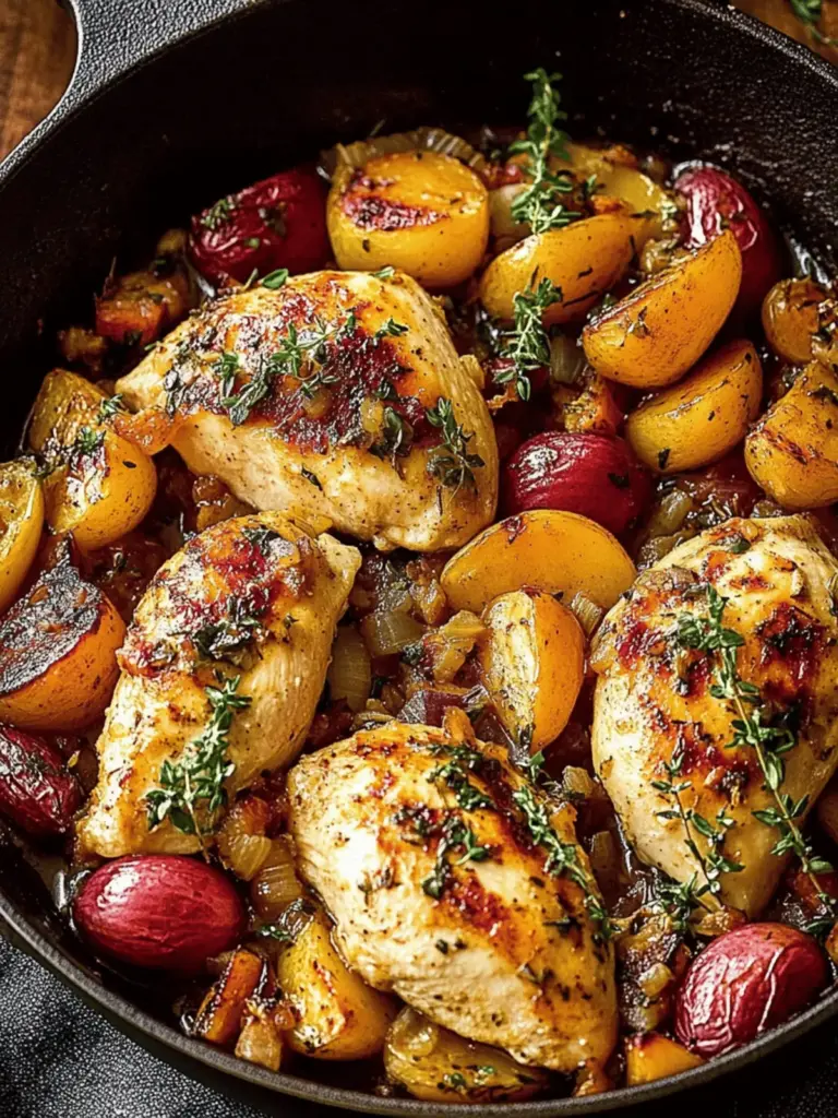 Autumn Harvest Chicken Skillet