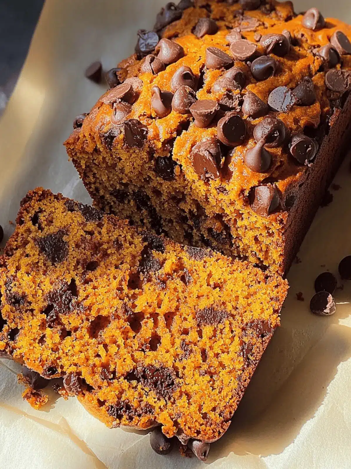 Pumpkin Banana Chocolate Chip Bread Recipe