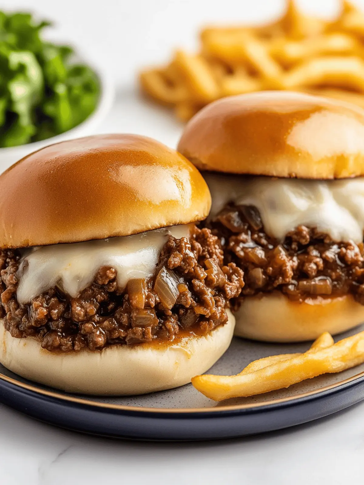 French Onion Beef Sloppy Joes
