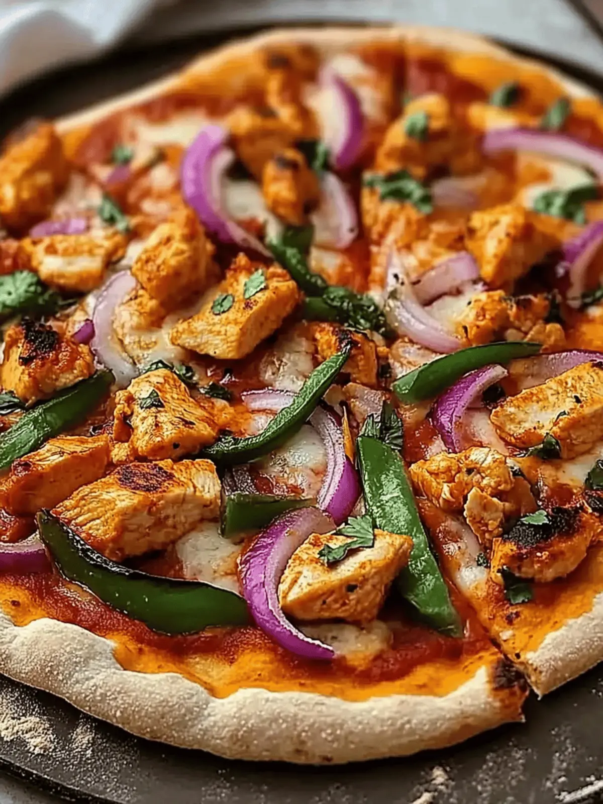 Bold Spicy Chicken Tikka Pizza: Your New Favorite Treat 4 Bold Spicy Chicken Tikka Pizza