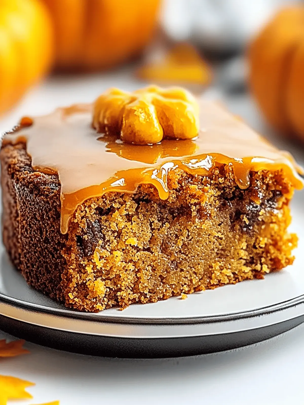 Pumpkin Honeybun Cake