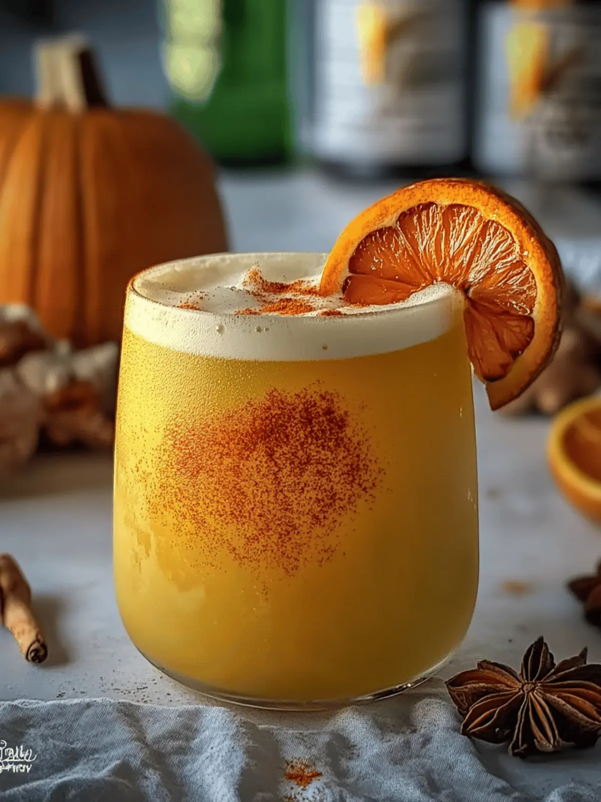 Pumpkin Pie Ginger Smash
