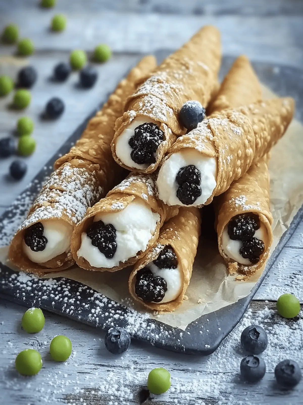 Sicilian Cannoli with Ricotta Filling