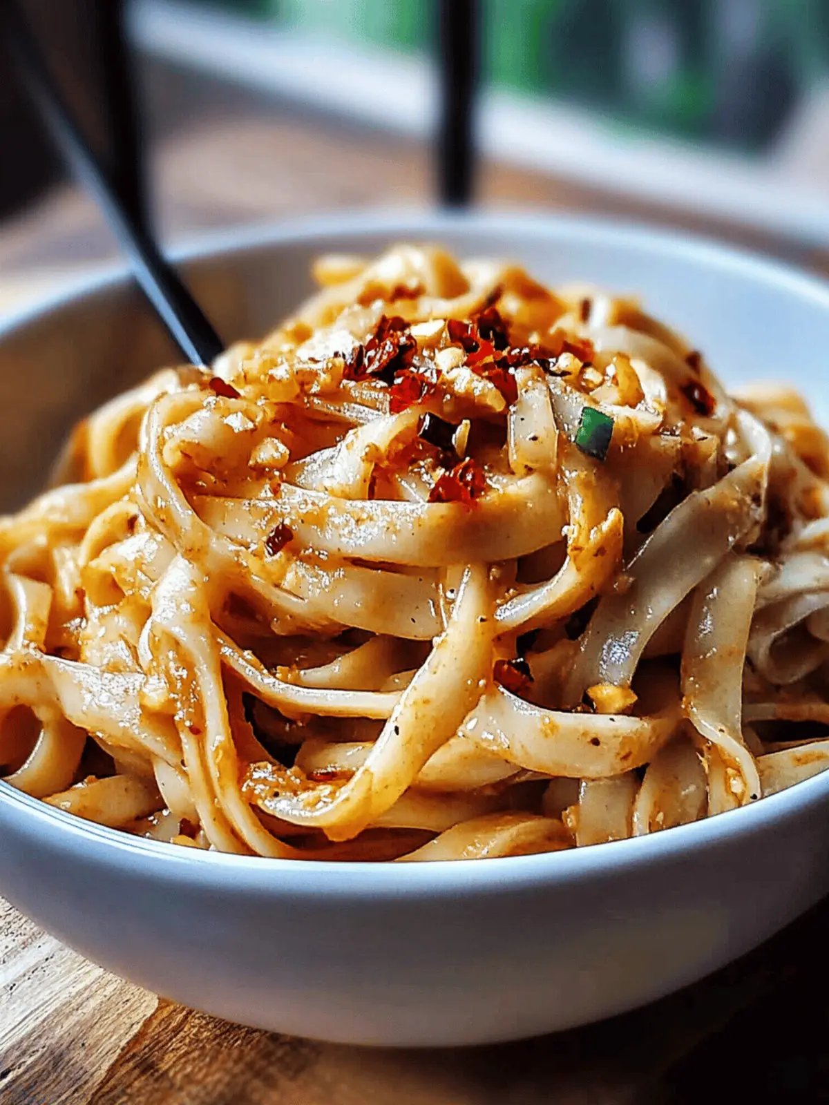 Aromatic Garlic Chilli Noodles with Soy and Vinegar