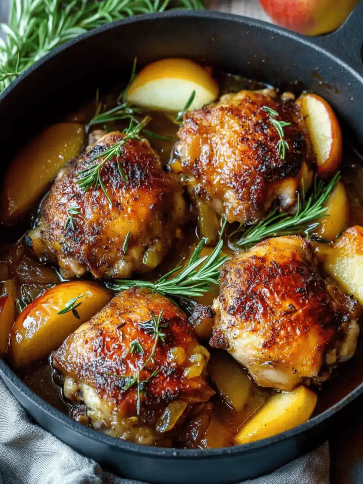 Rosemary Apple Cider Chicken Recipe