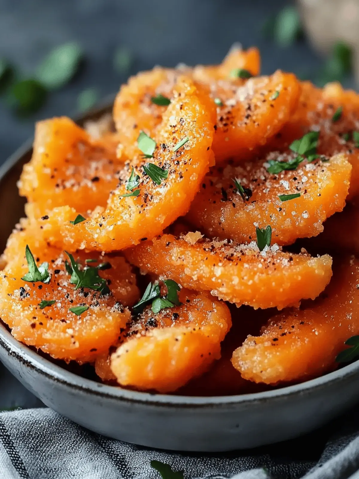 Perfect Smashed Carrots