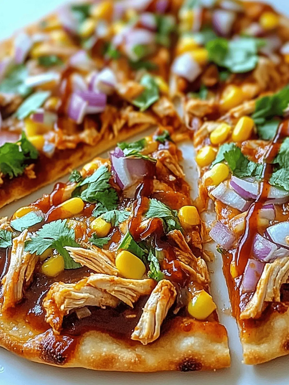 BBQ Chicken Flatbread Pizza