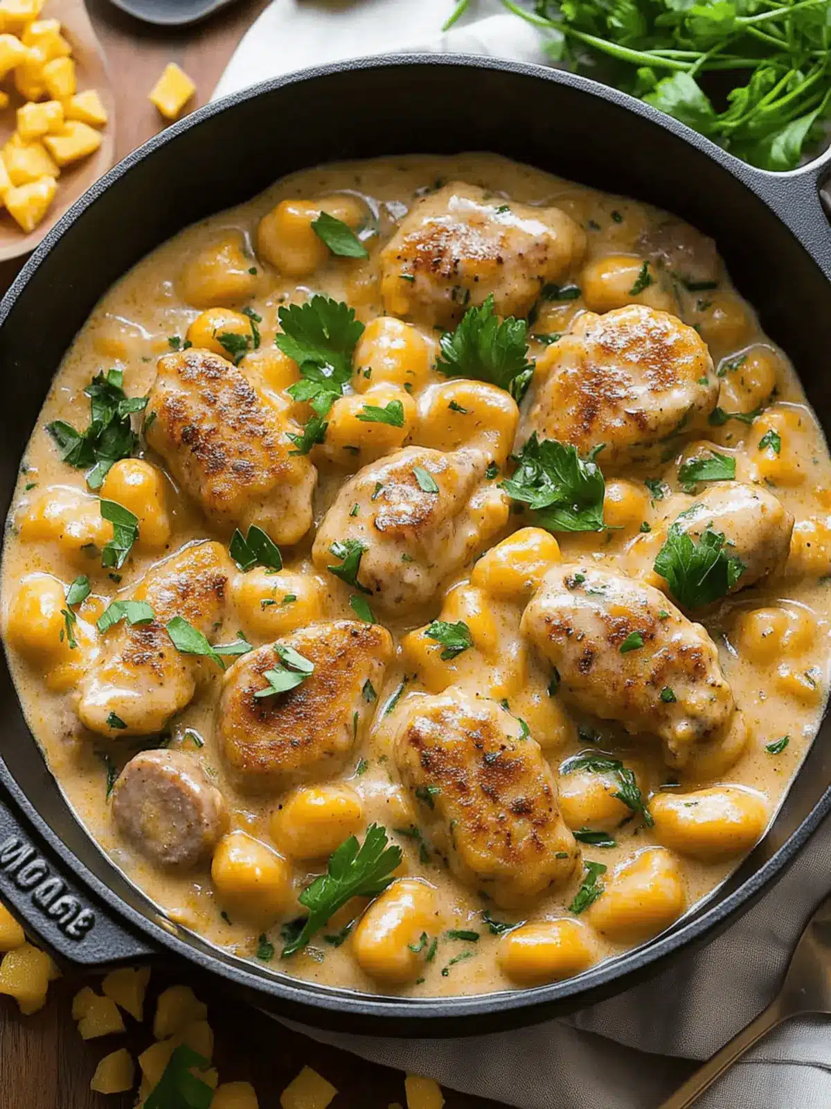 Creamy Butternut Squash Gnocchi with Sausage Recipe to Delight 2 Creamy Butternut Squash Gnocchi with Sausage Recipe
