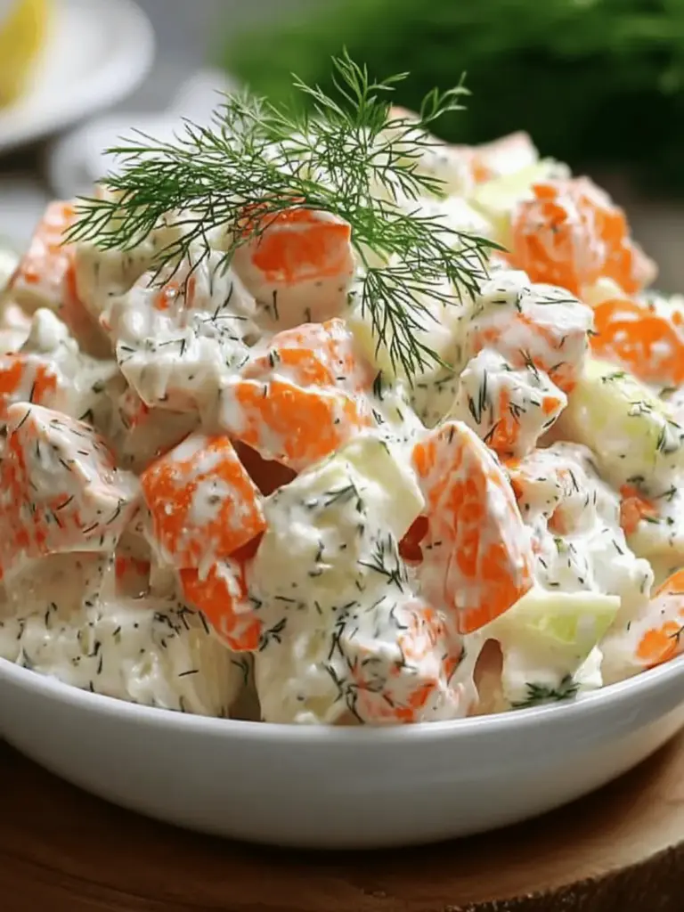 Crab Seafood Salad Fresh Dill