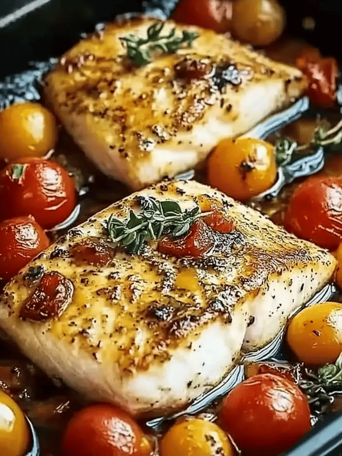 Mediterranean Baked Fish
