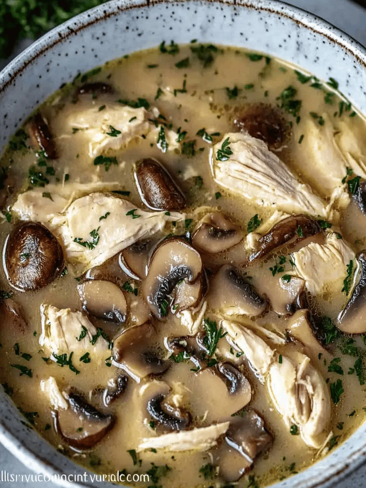 Rotisserie Chicken Mushroom Soup