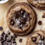 Thick Espresso Chocolate Chip Cookies