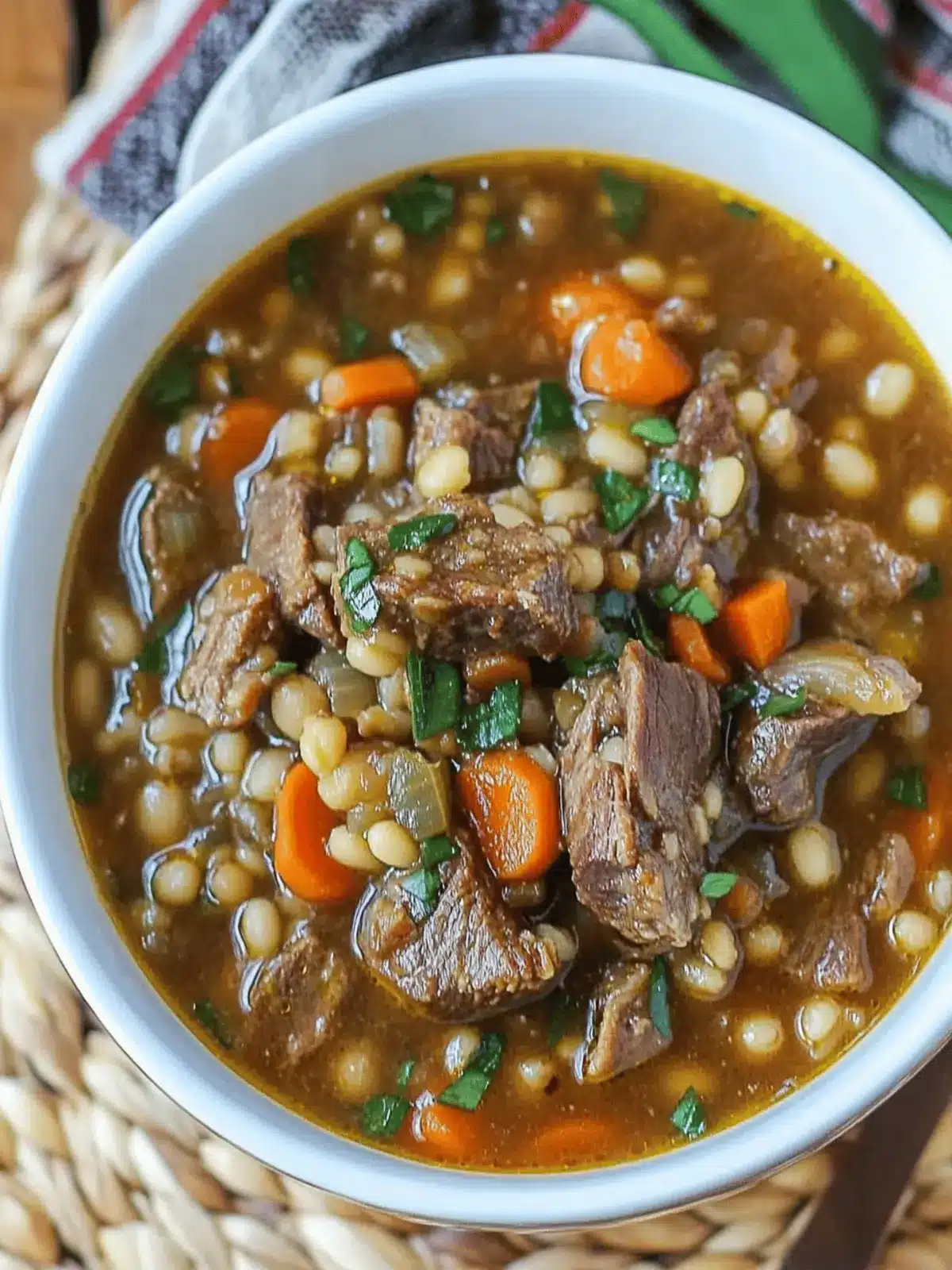 Cozy Up with Crockpot Beef Barley Soup in No Time 3 Crockpot Beef Barley Soup