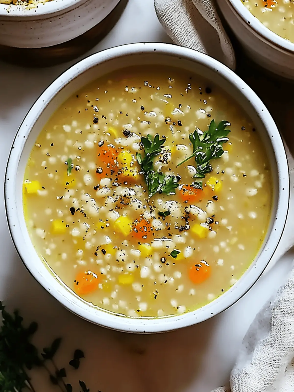 Healing Garlic Soup for Colds