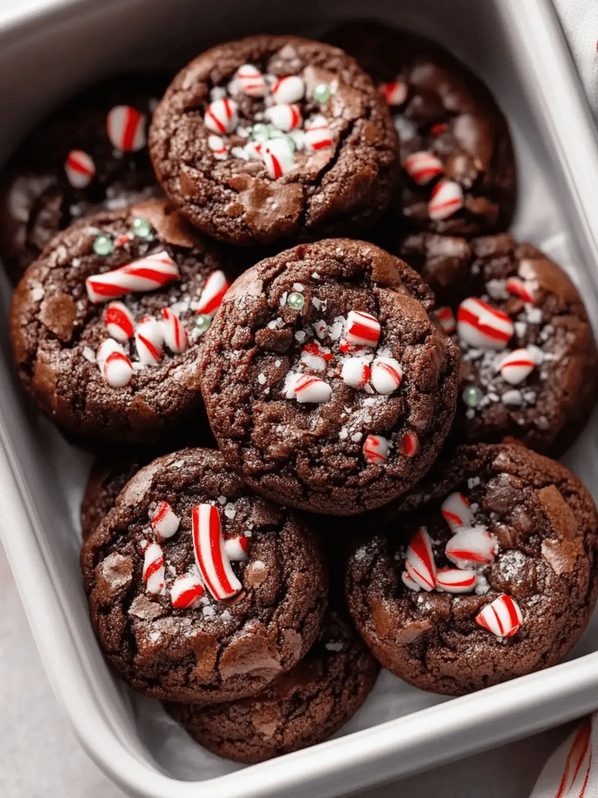 Peppermint Brownie Cookies: Unwrap Fudgy Holiday Bliss 5 Peppermint Brownie Cookies