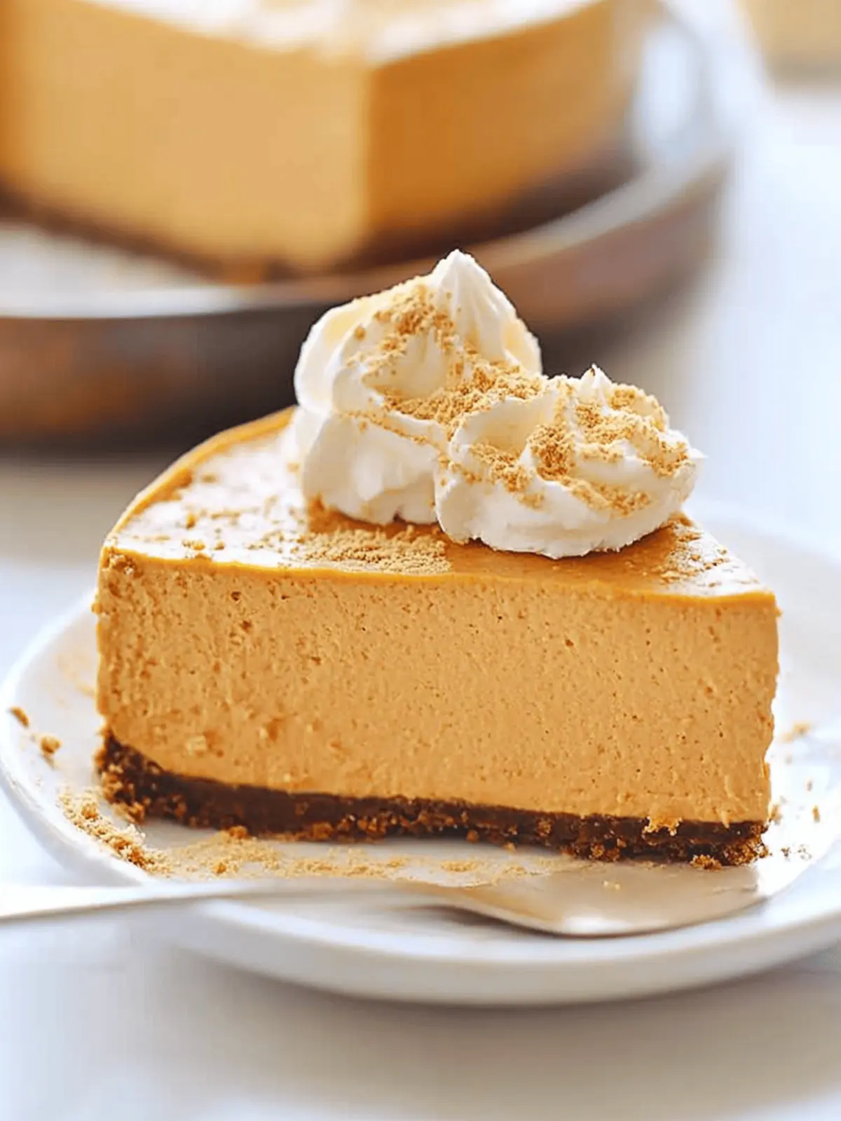 No-Bake Pumpkin Cheesecake
