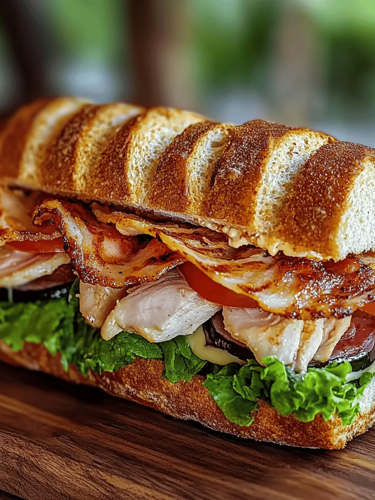 Grilled Chicken Cordon Bleu Sandwich
