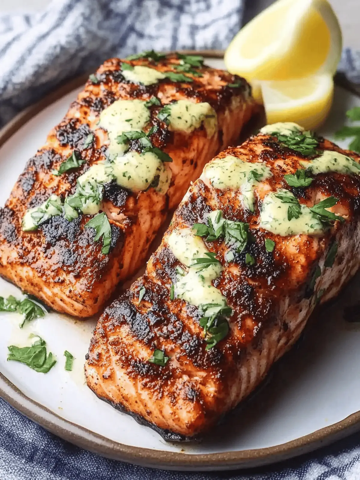 Crispy Air Fryer Blackened Salmon