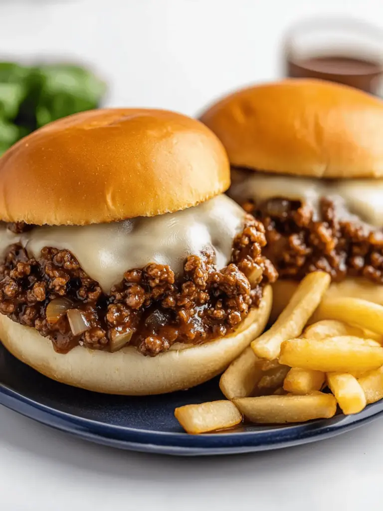 French Onion Beef Sloppy Joes