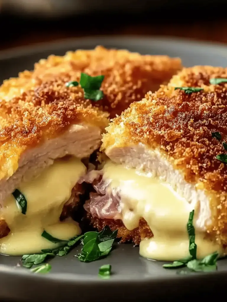 Crispy, Creamy Chicken Cordon Bleu