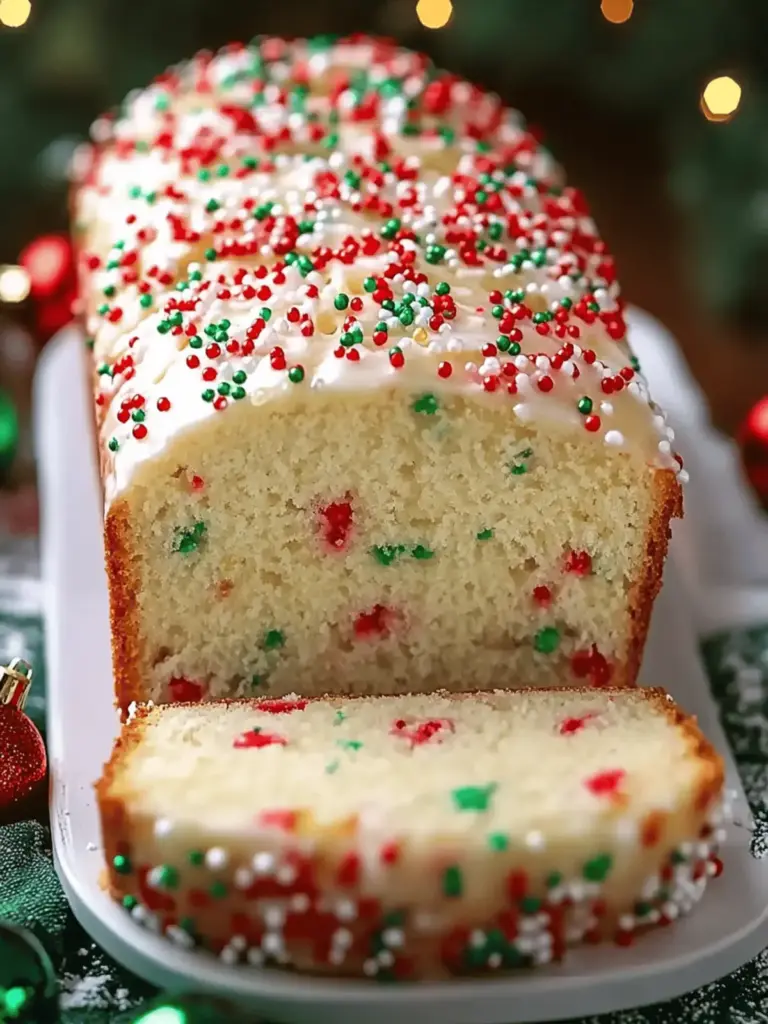 Christmas Sprinkle Buttermilk Bread