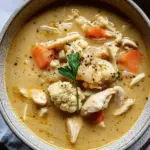 Anti Inflammatory Cauliflower Chicken Soup