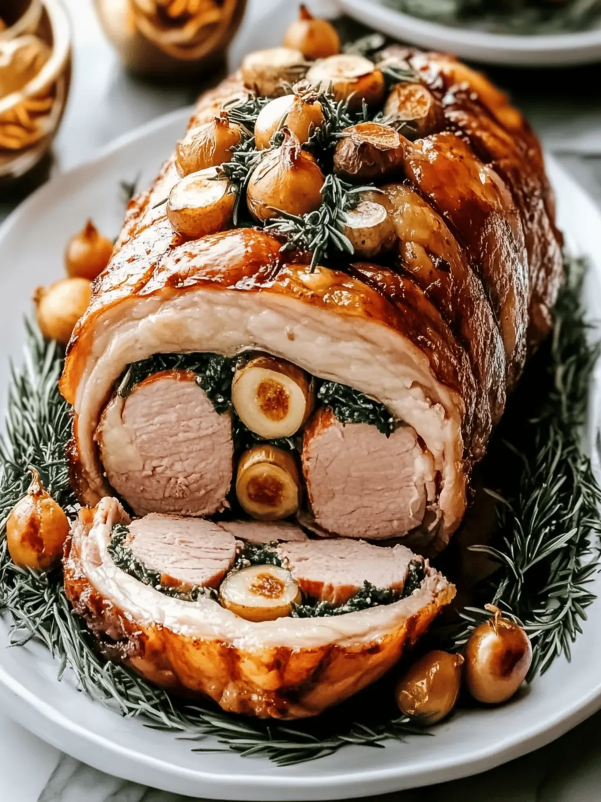 Christmas Stuffed Pork Roast