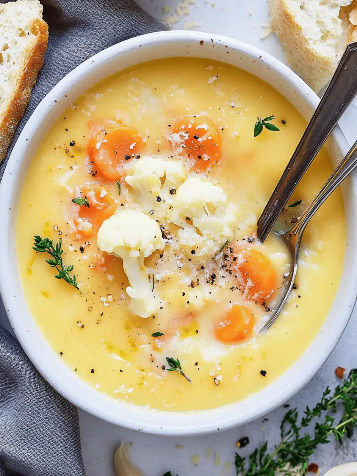 Cauliflower Carrot Soup