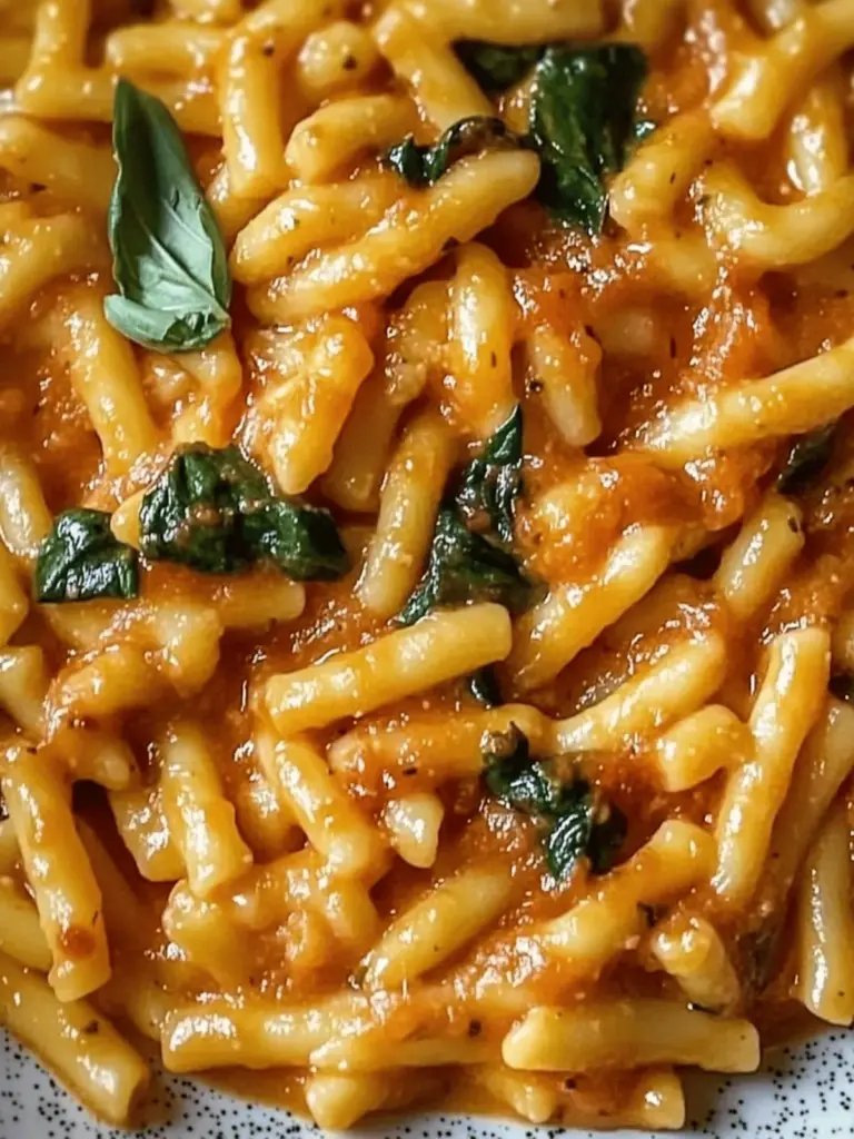 Creamy Basil & Calabrian Chili Cavatelli