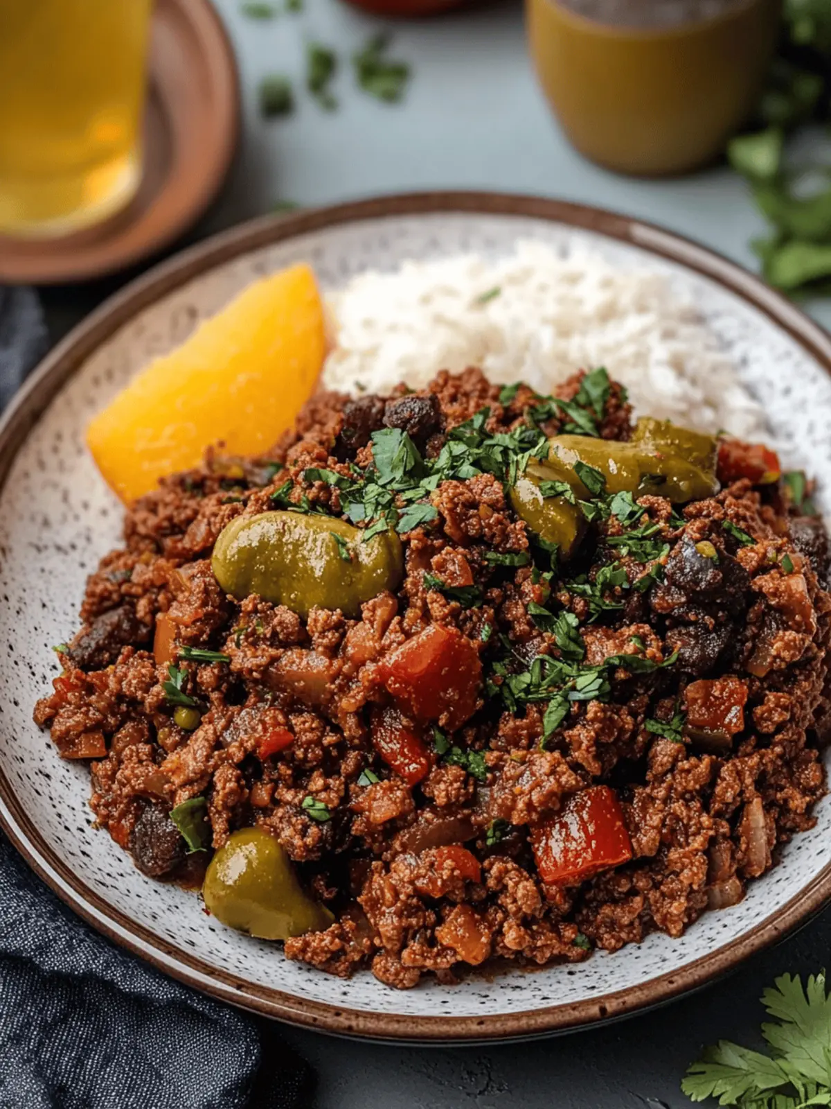 Cuban Beef Picadillo