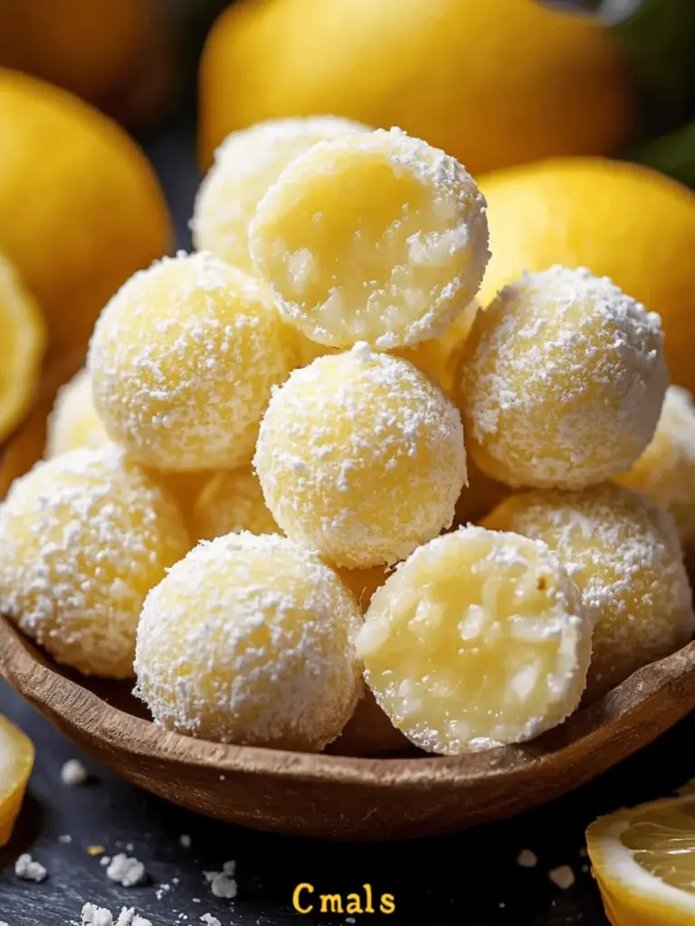 Delightful Lemon Truffles