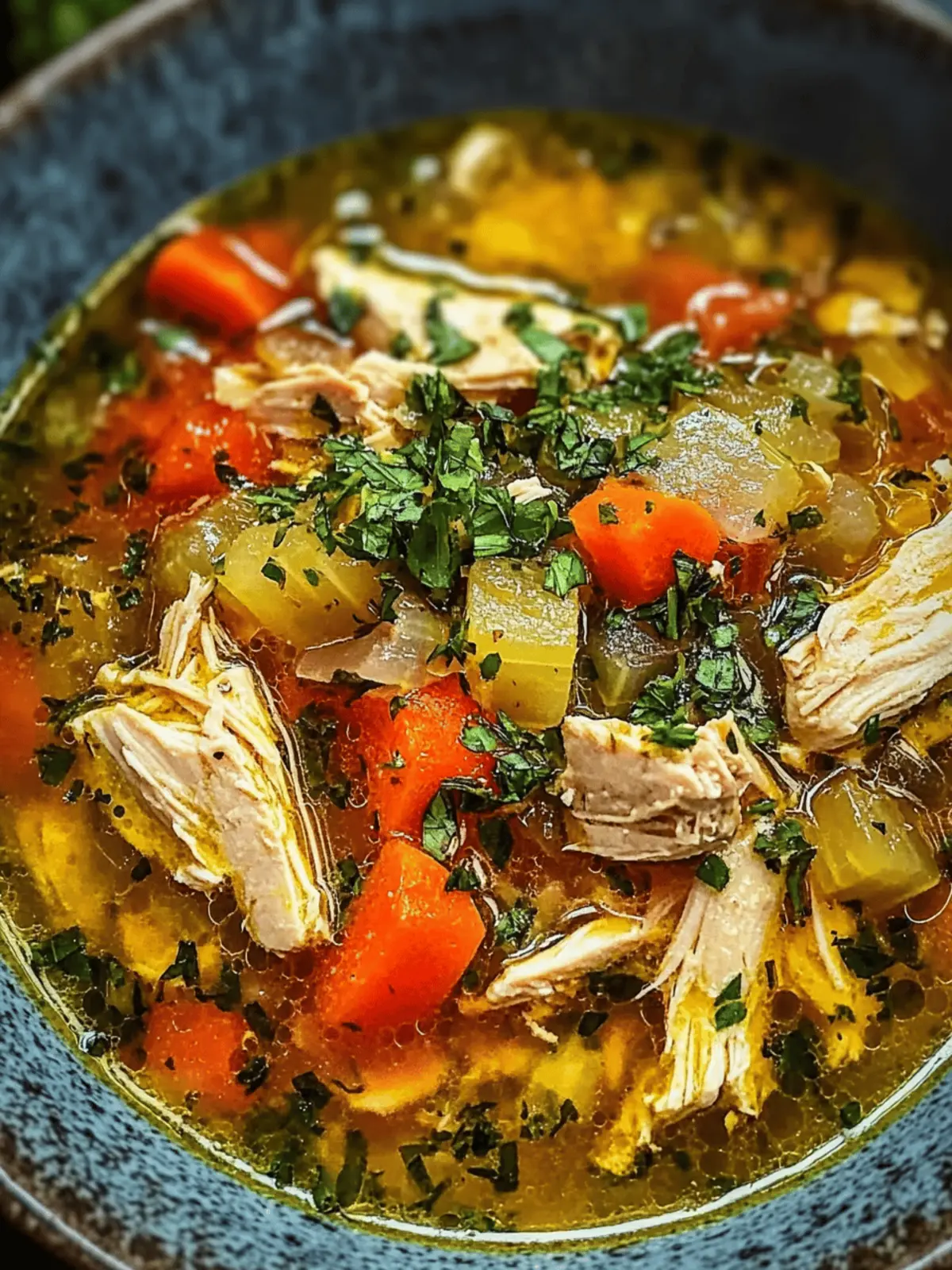 Mediterranean Chicken Soup
