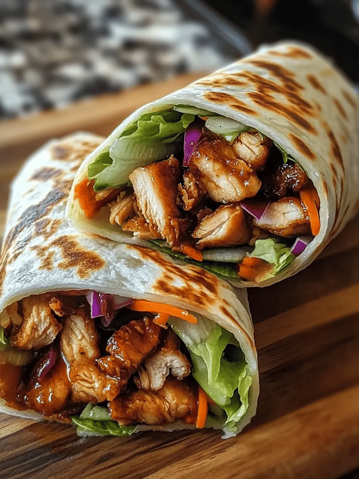 Teriyaki Chicken Wrap Recipe