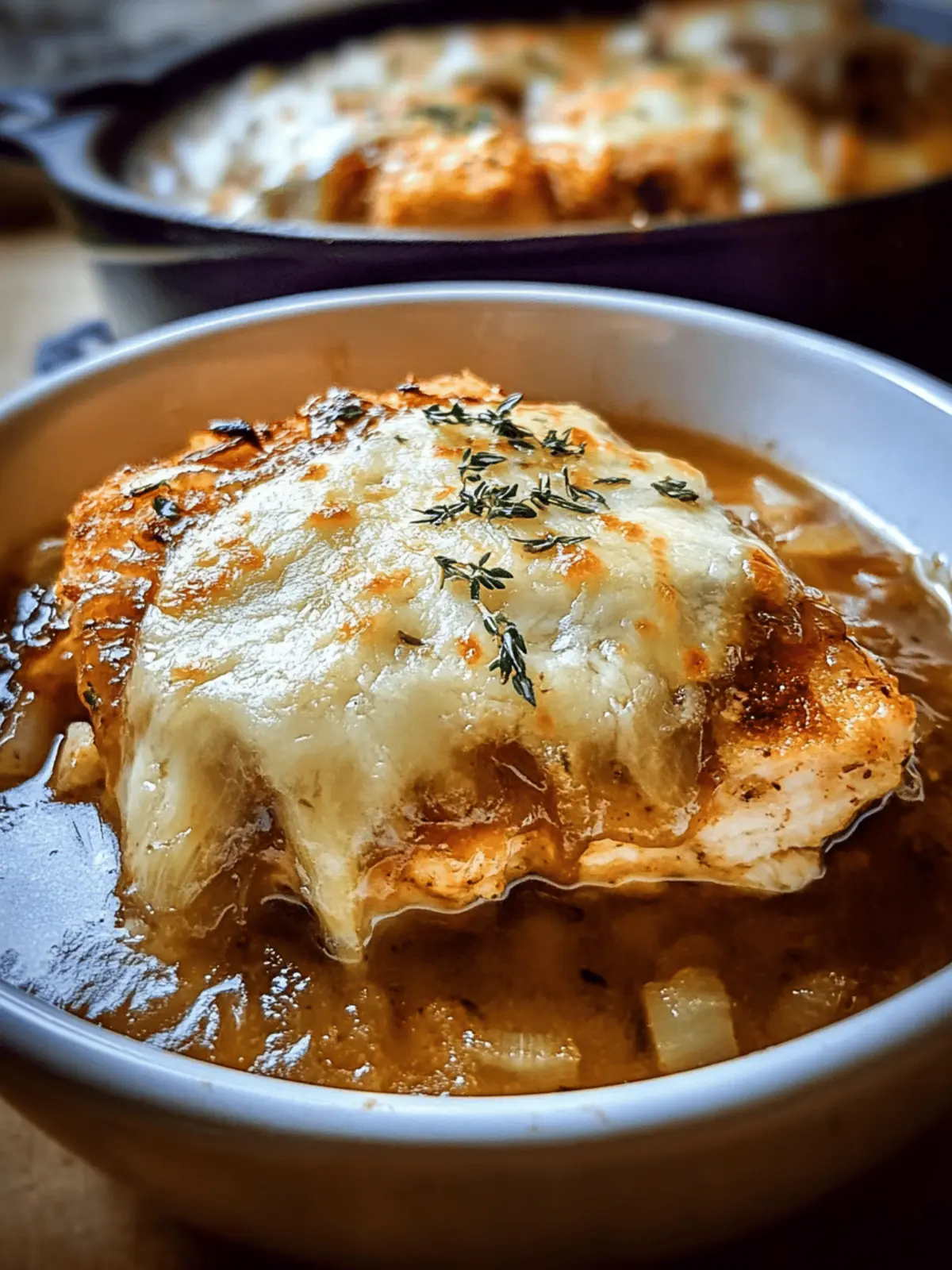 Savory French Onion Chicken Bake for Cozy Family Dinners 5 French onion chicken bake