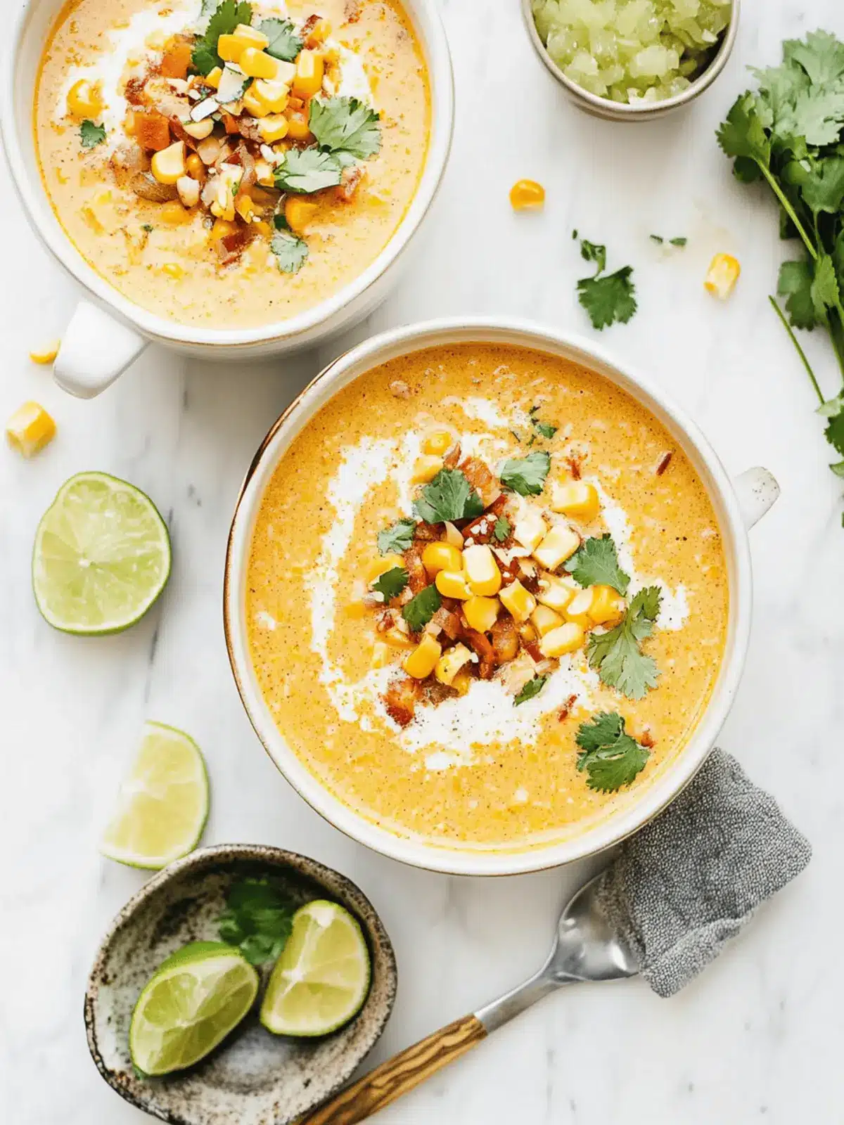 Slow Cooker Mexican Street Corn Soup