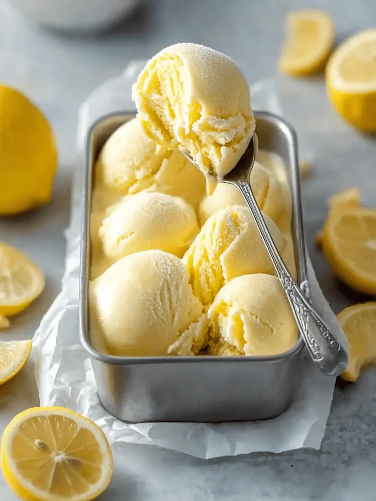 Tangy Lemon Curd Ice Cream: No-Churn Bliss for Summer Sips 3 Tangy Lemon Curd Ice Cream