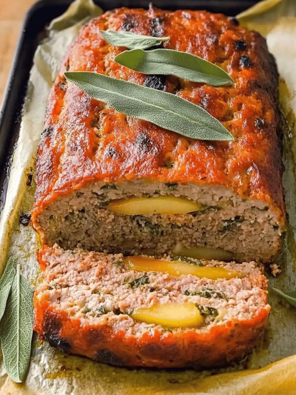 Savory Pork, Apple and Sage Meatloaf for Cozy Nights 4 Pork, Apple and Sage Meatloaf