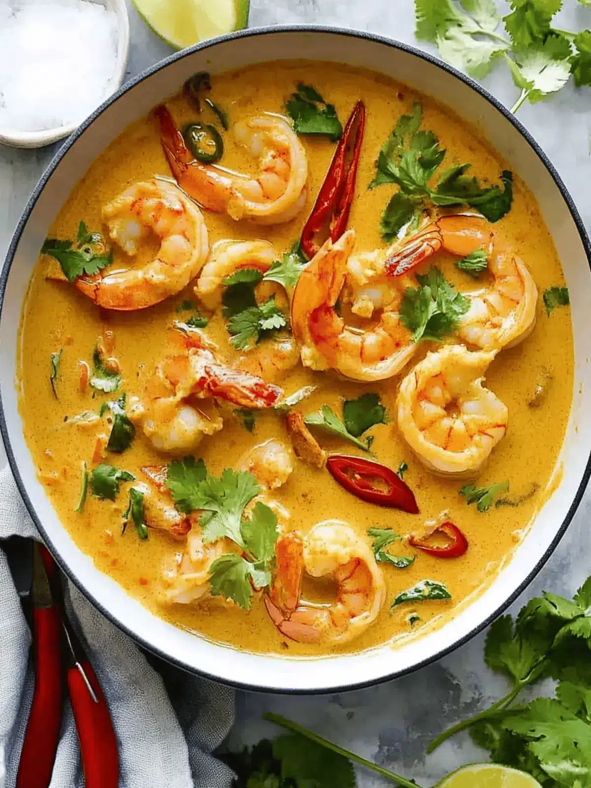 Thai Coconut Curry With Shrimp
