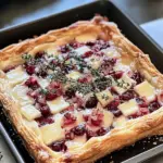 Cranberry Brie Tart with Pancetta & Thyme for Cozy Holidays 10 Cranberry Brie Tart with Pancetta & Thyme