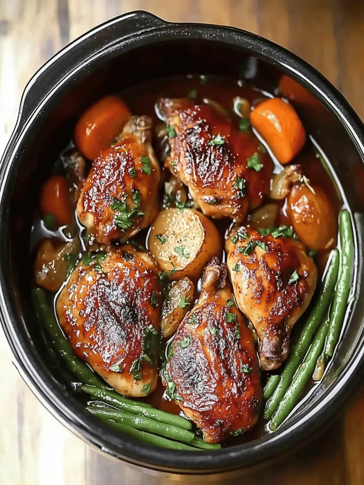 Slow Cooker Honey Garlic Chicken