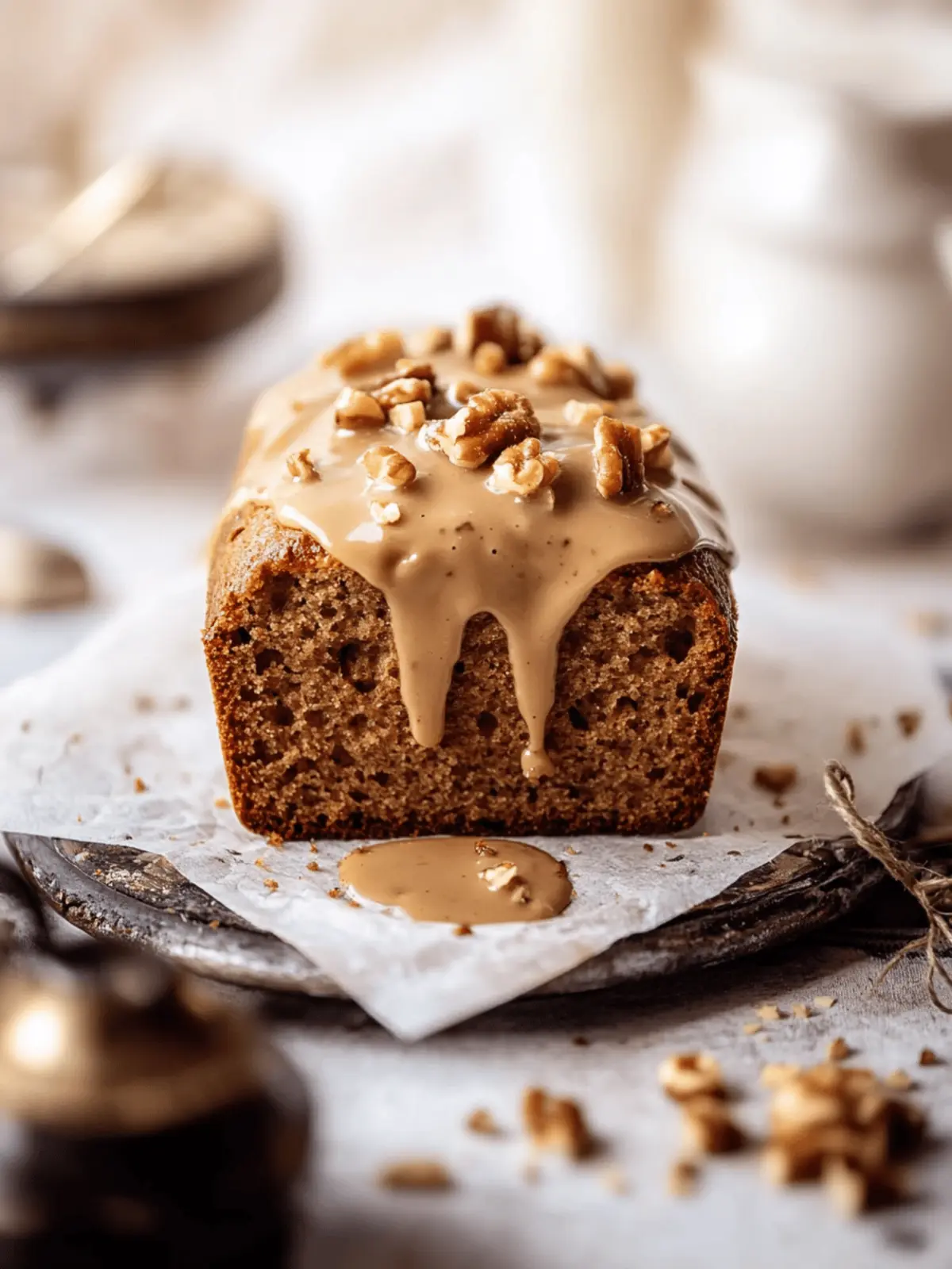 Coffee and Walnut Loaf Cake