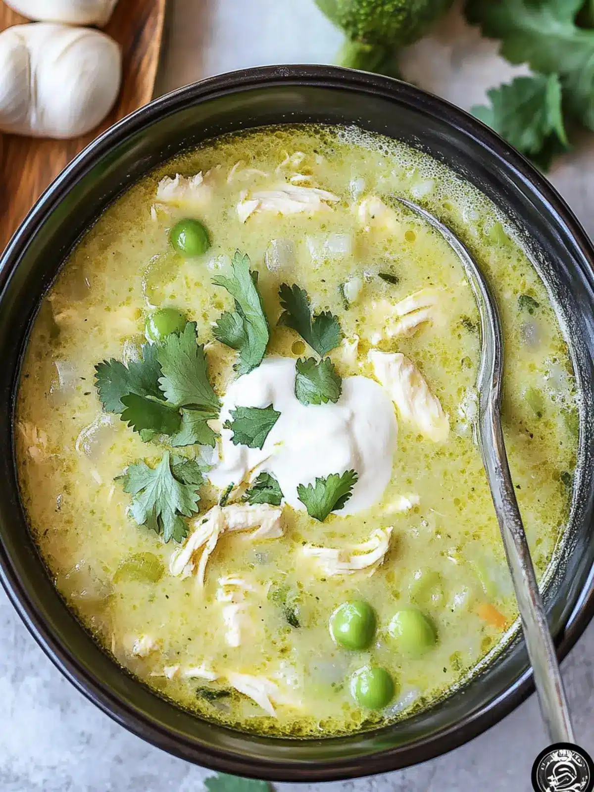 Creamy Green Enchiladas Chicken Soup